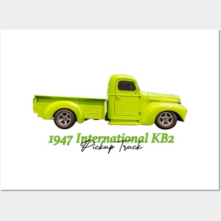 1947 International KB2 Pickup Truck Posters and Art